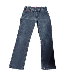 HIS Jeans Mens 30x29 Black denim Euro chic H.I.S. Morocco straight leg